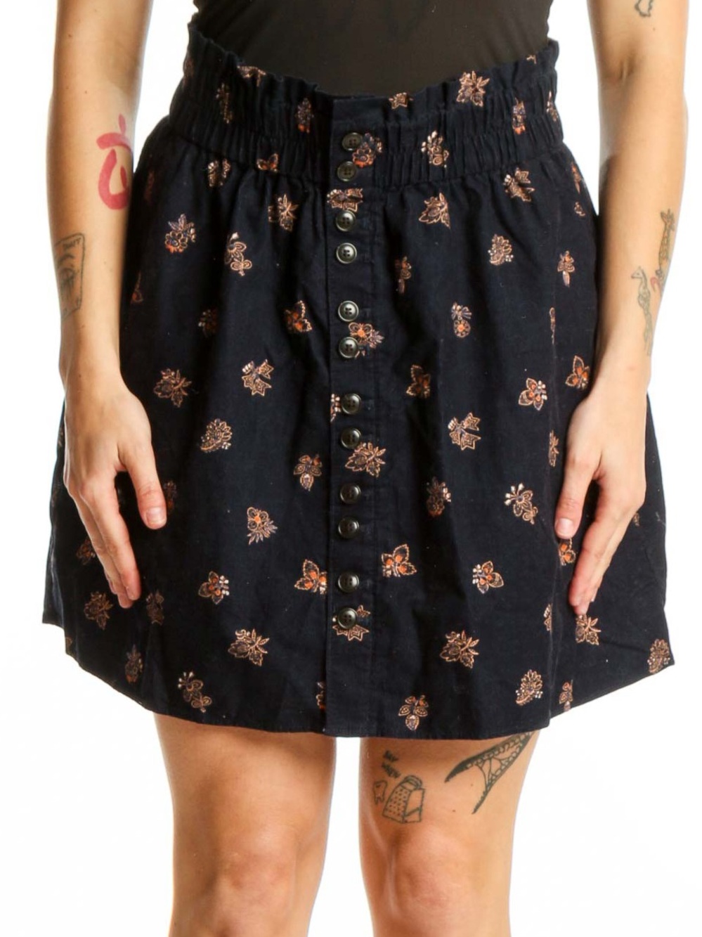 Madewell Corduroy Paperbag Skirt